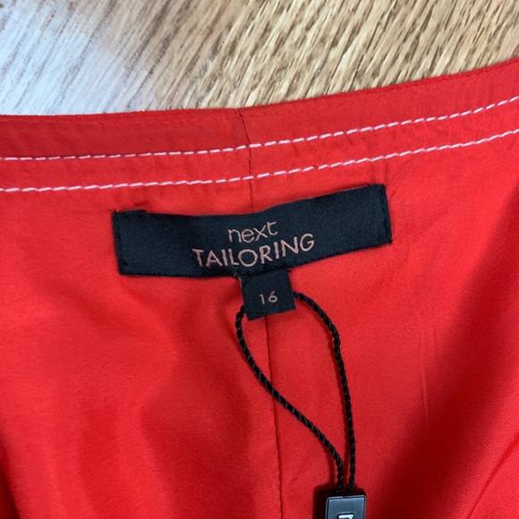 Next Tailoring Wrap Dress Kimono Sleeve Neon 12 - Picture 5 of 8